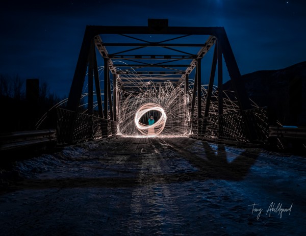 Bridge on Fire   Hi Res   by Tracy Abildgaard